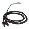 Panasonic Through Beam Photoelectric Sensor, Fork Style, 6 mm Detection Range, NPN Output, IP64, PM-U25