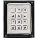 APEM Stainless Steel Keypad 12 Key IP65 Sealed 4x3 Layout 