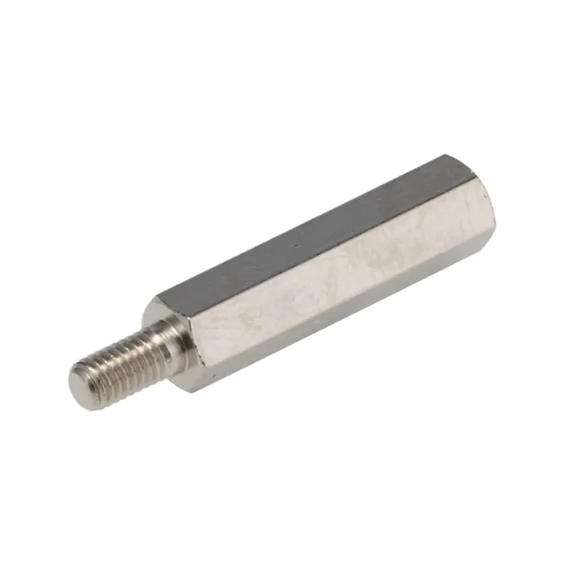 HARWIN M3 Brass Hex Standoff, 20 mm Body Length, 6 mm Stud Length, 5 mm Hex Size R30-3002002