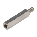 HARWIN M3 Brass Hex Standoff, 20 mm Body Length, 6 mm Stud Length, 5 mm Hex Size R30-3002002