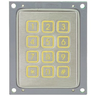 APEM Stainless Steel Keypad 12 Keys IP65 Rated Mechanical 1,000,000 Cycles
