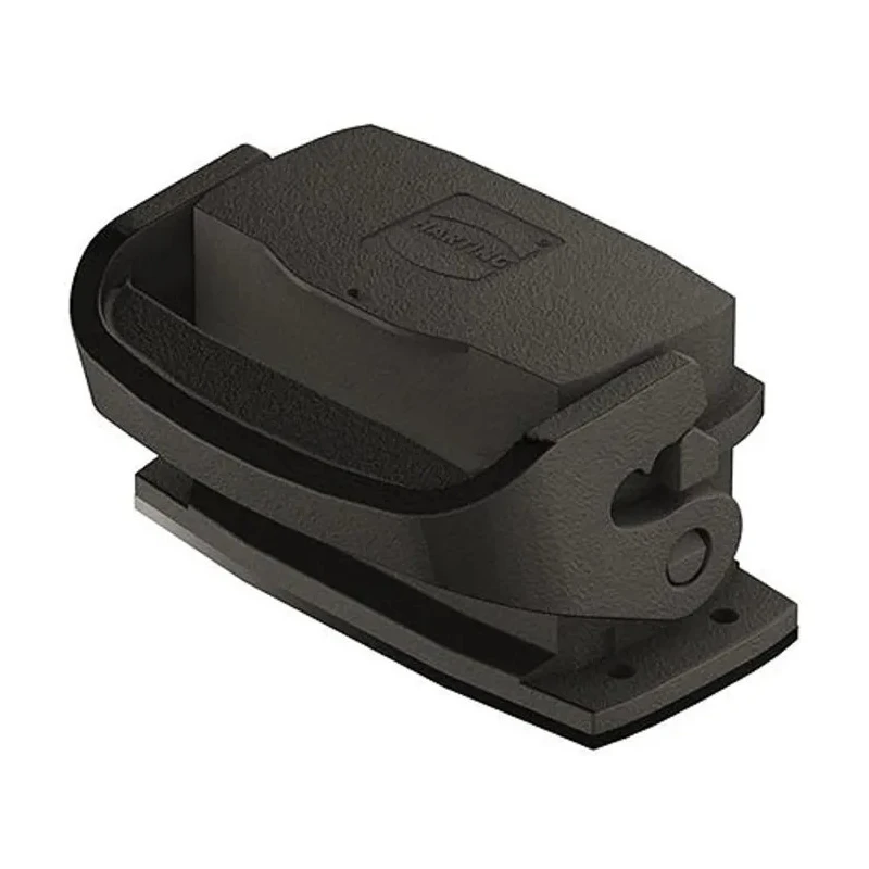 HARTING Han-Eco Range Heavy Duty Power Connector Housing 10A Bulkhead Mount Polyamide IP65 19460100302