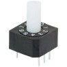 Omron Rotary Coded DIP Switch Through Hole Mount Rotary Shaft Actuator Series A6A A6A-16RS