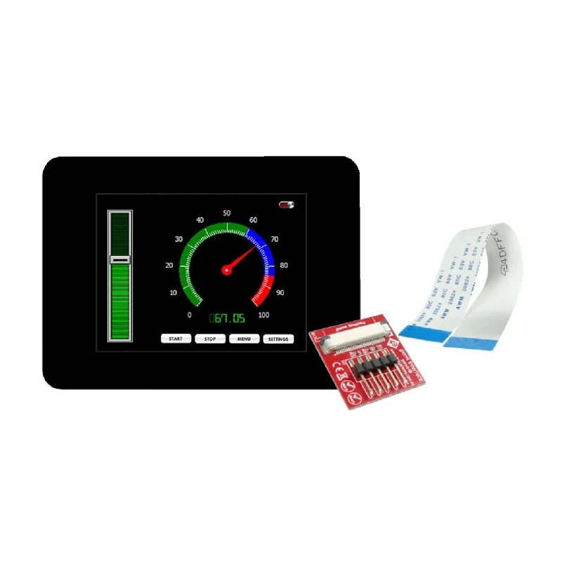 4D Systems LCD Colour Display Touch Screen Module 81.28 mm 240 x 320 pixel gen4-uLCD-32DCT-CLB