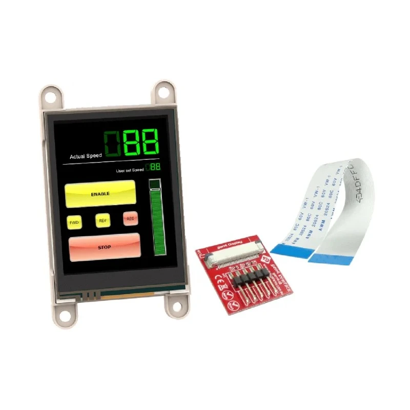 4D Systems gen4-uLCD-28DT LCD Colour Touch Screen Display Module 71.12 mm 240 x 320 pixel gen4-uLCD-28DT