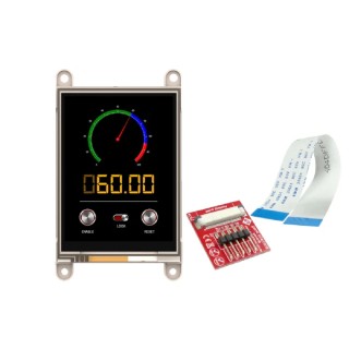 4D Systems 3.2in LCD Colour Display Touch Screen 81.28 mm 240 x 320 pixel gen4-uLCD-32DT