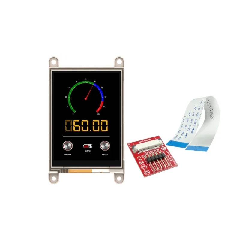 4D Systems 3.2in LCD Colour Display Touch Screen 81.28 mm 240 x 320 pixel gen4-uLCD-32DT