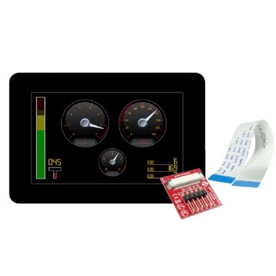 4D Systems 4D Systems gen4 series LCD Colour Display Touch Screen 5 in 800 x 480 pixel gen4-uLCD-50DCT-CLB