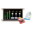 4D Systems LCD Colour Display Touch Screen 4.3 in 480x272 Pixel Serial Interface Resistive 310mA LED gen4-uLCD-43DT