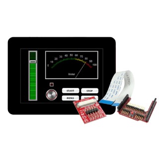 4D Systems gen4 3.5 in Arduino Compatible Display with Capacitive Touch Screen 320x480 resolution gen4
