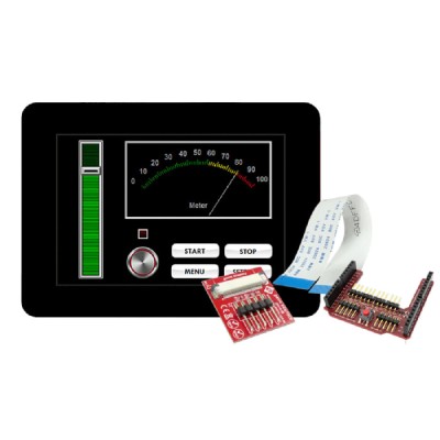 4D Systems gen4 3.5 in Arduino Compatible Display with Capacitive Touch Screen 320x480 resolution gen4