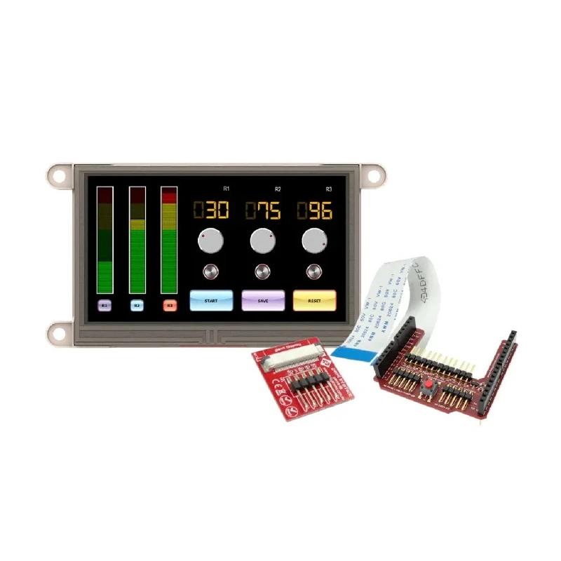 4D Systems gen4 4.3 in Arduino Compatible Resistive Touch Screen Display Module 480 x 272 pixel 