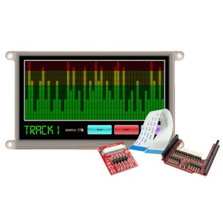 4D Systems gen4 7 in Arduino Compatible Resistive Touch Screen Display Module 800 x 480 pixel GEN4