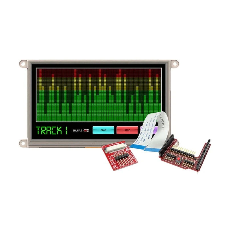 4D Systems gen4 7 in Arduino Compatible Resistive Touch Screen Display Module 800 x 480 pixel GEN4