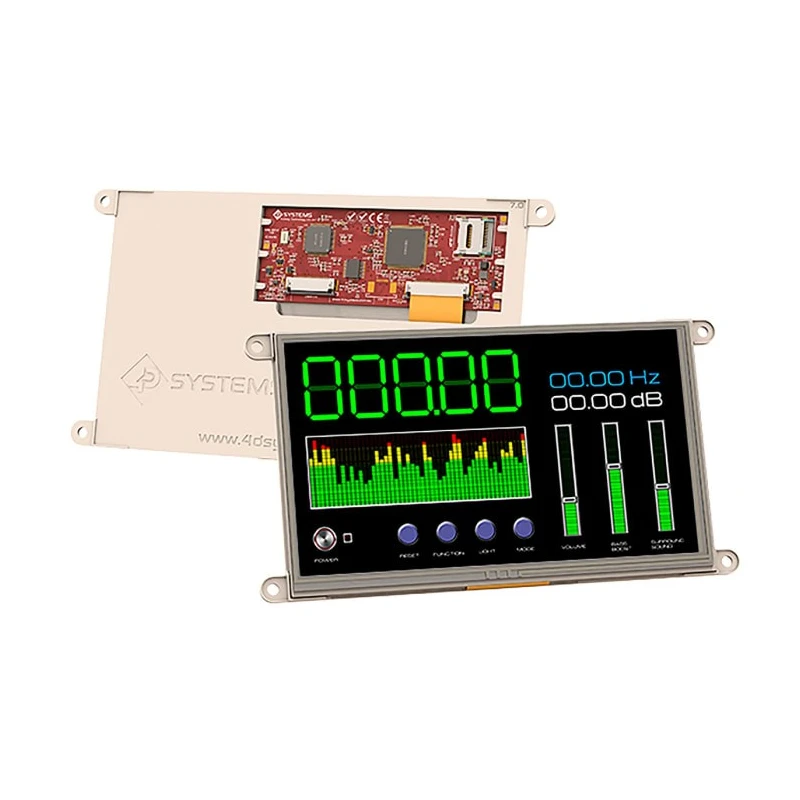 4D Systems gen4 7 in Arduino Compatible Resistive Touch Screen Display Module 800 x 480 pixel GEN4