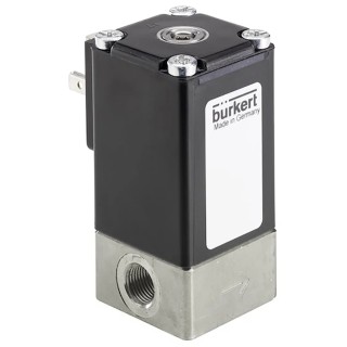 Burkert Proportional Solenoid Valve 2 Port NC 24V DC Stainless Steel Body 3mm Orifice 3.5 bar 2873 Series 239082