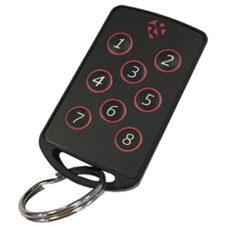 RF Solutions Remote Control Fob 8 Button 8 Channel 869.5 MHz IP68 Waterproof FOBBER-8T8