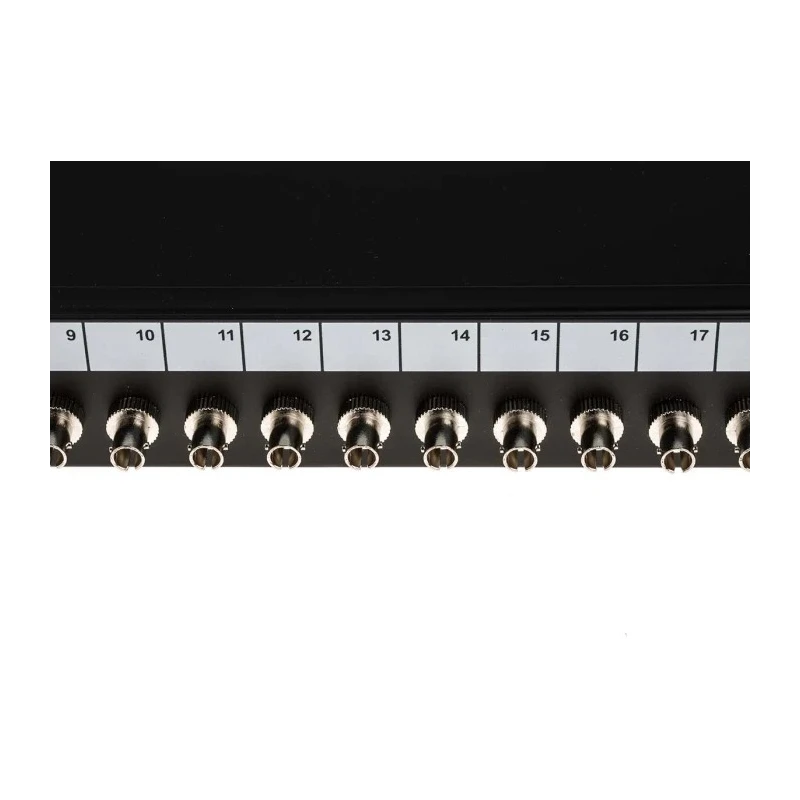 RS PRO 24 Port ST Multimode Fibre Optic Patch Panel Sliding Type 1U Rack Height 44mm Depth 205mm 482mm Width 125-8404