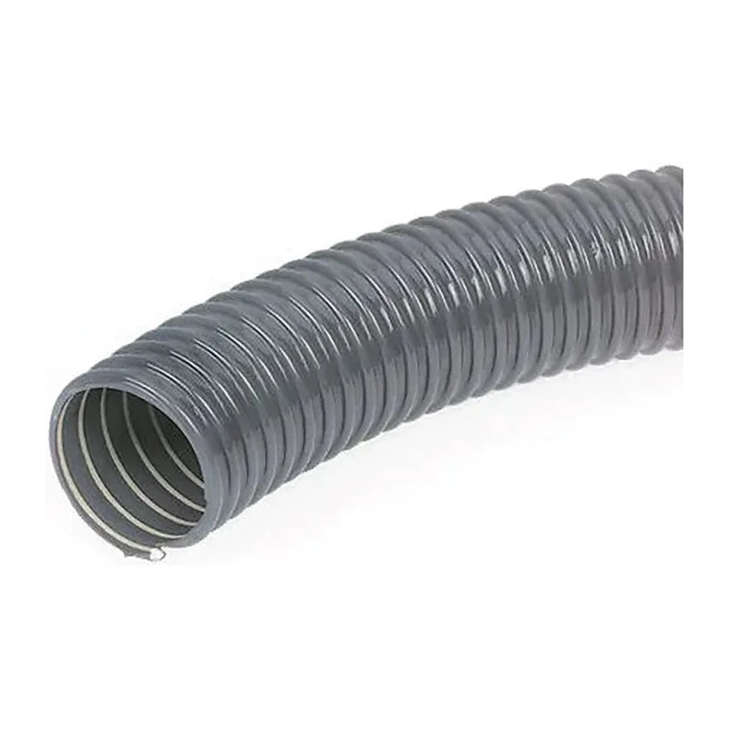 Merlett Plastics Grey Polyvinyl Chloride Flexible Ducting 10 m Length 25 mm Inside Diameter 9110020250000