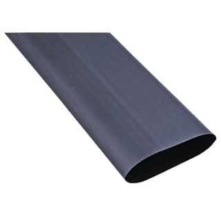RS PRO Halogen Free Dual Wall Heat Shrink Tubing Black 7.4 mm Sleeve Diameter x 1220 mm Length 4:1 Ratio ES2000