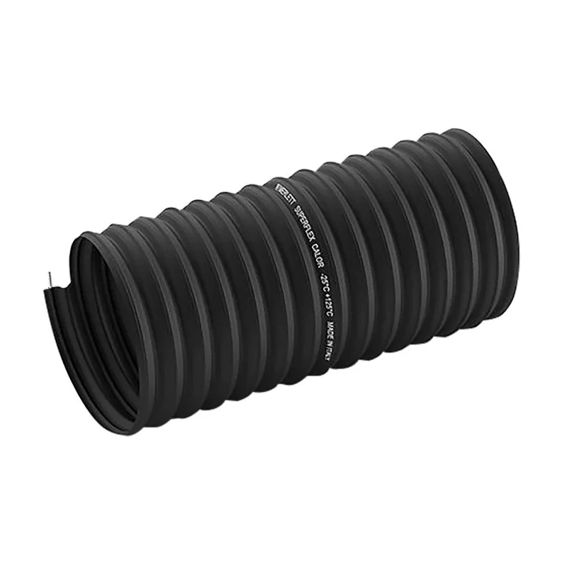 Contitech Black Thermoplastic Elastomer Reinforced Flexible Ducting 10m, 46mm Diameter, 40mm Bend Radius, ISO 9130010400000