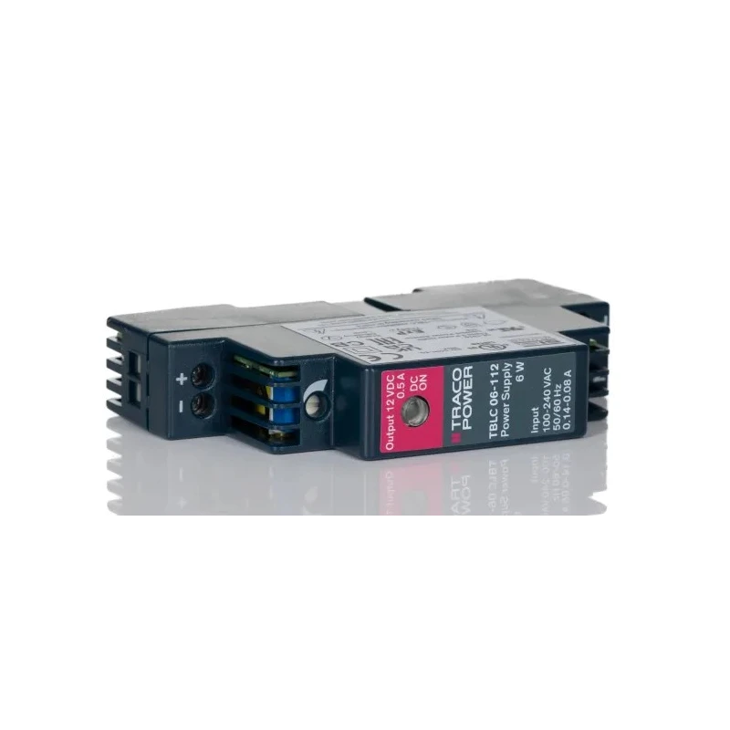TRACOPOWER TBLC 06-112 Switched Mode DIN Rail Power Supply 85-264V AC Input, 16V DC 500mA Output, 6W
