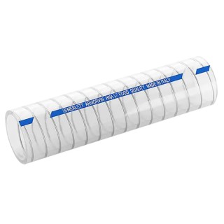 Contitech Armorvin HNA Polyvinyl Chloride Hose Pipe 60 mm ID 72 mm OD Galvanised Steel Reinforced 10m Italy 9130400600010