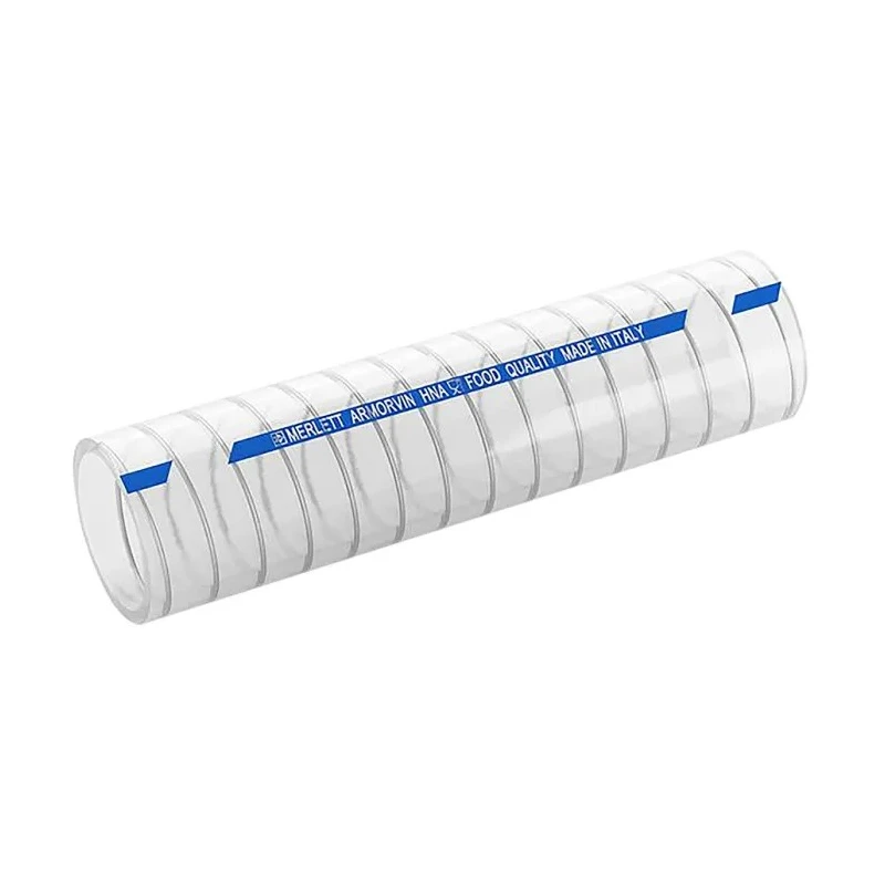 Contitech Armorvin HNA Polyvinyl Chloride Hose Pipe 60 mm ID 72 mm OD Galvanised Steel Reinforced 10m Italy 9130400600010