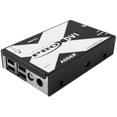 Adder 1 USB Extender Pair DVI over Catx KVM Extender 50 m X-DVIPRO-UK