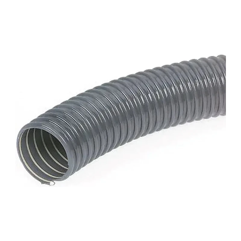 Merlett Plastics Grey Polyvinyl Chloride Reinforced Flexible Ducting 50 mm ID 10 m Length 9110020500000