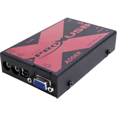 Adder KVM Extender 1 USB Extender Pair VGA over Catx 300 m X-USBPRO-UK