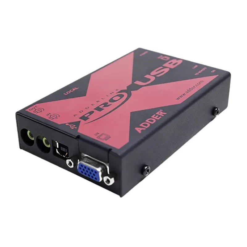 Adder KVM Extender 1 USB Extender Pair VGA over Catx 300 m X-USBPRO-UK