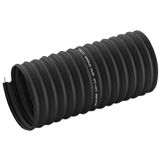 Contitech Black Thermoplastic Elastomer Reinforced Flexible Ducting 5 m 127mm Diameter 120mm Bend Radius ISO 9130011200000