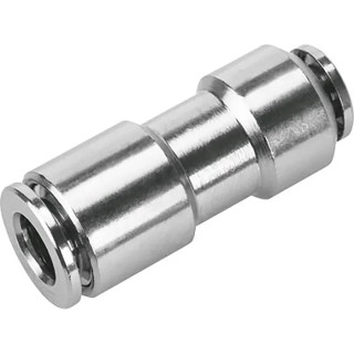 Festo Pneumatic Fitting Reducer Nipple Push-in 6 mm to Push-in 4 mm Nickel Plated Brass High Temp 150°C NPQH-D-Q6-Q4-P10
