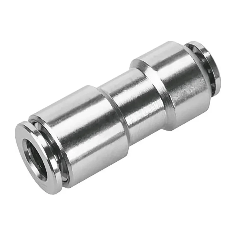 Festo Pneumatic Fitting Reducer Nipple Push-in 6 mm to Push-in 4 mm Nickel Plated Brass High Temp 150°C NPQH-D-Q6-Q4-P10