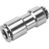 Festo Pneumatic Fitting Reducer Nipple Push-in 8 mm to Push In 6 mm, Nickel Plated Brass, Max 150°C, 20 bar NPQH-D-Q8-Q6-P10