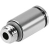 Festo Pneumatic Fitting 12 mm Push-in, Male Threaded-to-Tube 3/8 in G Nickel Brass NPQH-DK-G38-Q12-P10