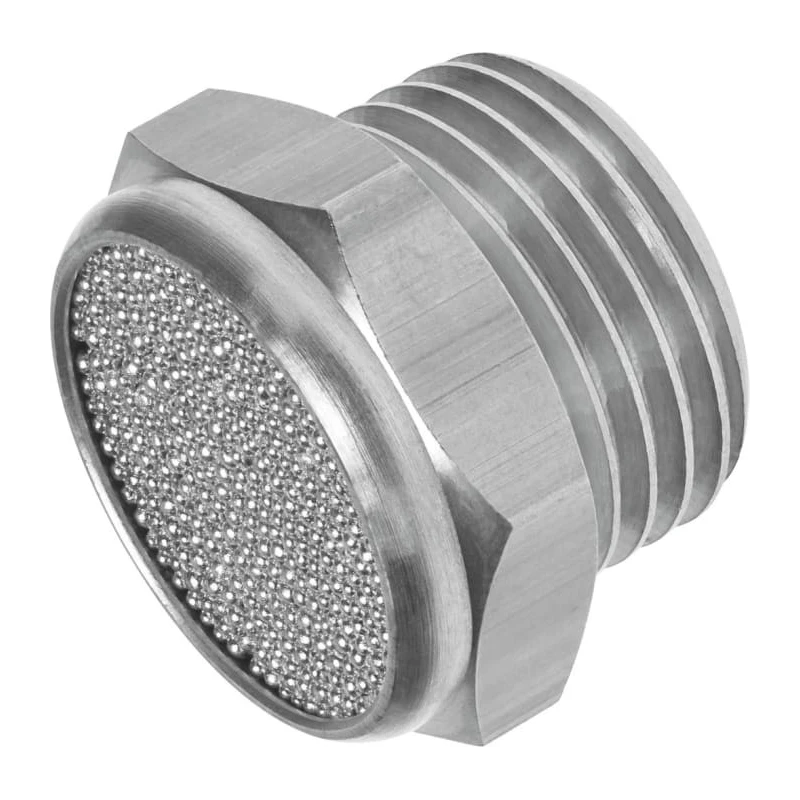 Festo Brass Pneumatic Silencer 1/4 in G Threaded, 10 bar, 95 dB Noise Reduction AMTE-M-H-G14
