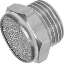 Festo Brass Pneumatic Silencer Threaded Metric Connection Size M5 Noise Reduction 71dB Max Pressure 10 bar AMTE-M-H-M5