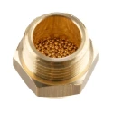 Festo Brass Pneumatic Silencer 10 bar, Threaded G3/8, Noise Reduction 92dB AMTE-M-H-G38