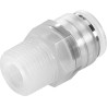Festo Pneumatic Fitting NPQP Series 6mm Push-in to 1/4 in Male Threaded R Connection NPQP-D-R14-Q6-FD-P10