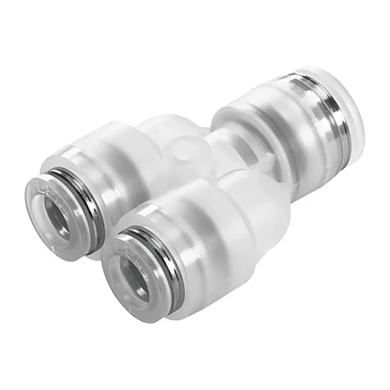 Festo Polypropylene Pneumatic Fitting Push-in 6 mm to Threaded 4 mm NPQP-Y-Q6-Q4-FD-P10