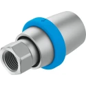 Festo Pneumatic Manual Control Valve, Slide Control, 3/2 Way Double Solenoid, G 1/2 in, 12 bar Max Pressure VBOH-32-G12