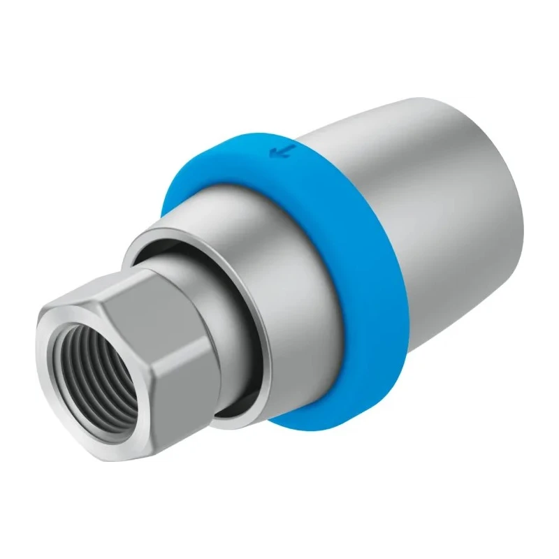 Festo Pneumatic Manual Control Valve, Slide Control, 3/2 Way Double Solenoid, G 1/2 in, 12 bar Max Pressure VBOH-32-G12