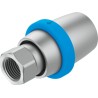 Festo Pneumatic Manual Control Valve, Slide Control, 3/2 Way Double Solenoid, G 1/2 in, 12 bar Max Pressure VBOH-32-G12