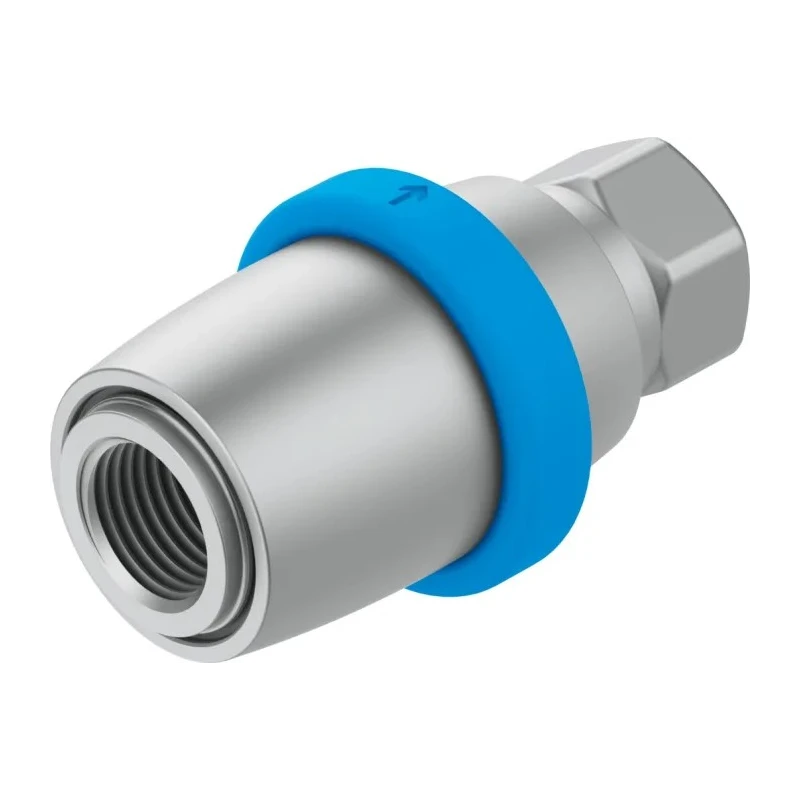 Festo Pneumatic Manual Control Valve, Slide Control, 3/2 Way Double Solenoid, G 1/2 in, 12 bar Max Pressure VBOH-32-G12