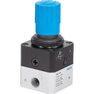 Festo Pneumatic Precision Pressure Regulator G 1/4, Maximum Operating Pressure 8 bar, Temperature Range -10°C to LRP-1/4-0,7