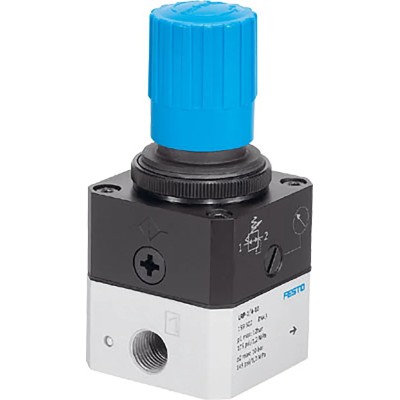 Festo Pneumatic Precision Pressure Regulator G 1/4, Maximum Operating Pressure 8 bar, Temperature Range -10°C to LRP-1/4-0,7