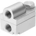 Festo Quick Exhaust Valve Threaded Male A/B 1/4 in, 10 bar Maximum Operating Pressure VBQF-D-G14-E