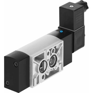 Festo Pneumatic Solenoid Valve Pilot NPT G1/4 in 5/2 Way 24V DC Aluminium Alloy VSNC-FC-M52-MD-G14-FN-1A1-EX4-A